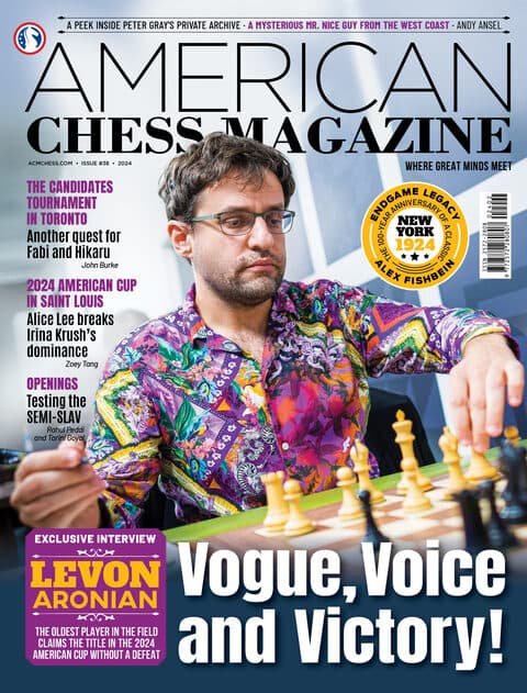 American Chess Magazine issue #38 cover