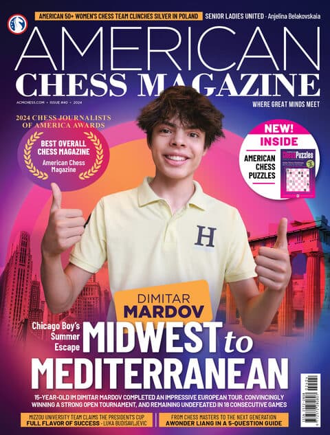 American Chess Magazine issue #40 cover
