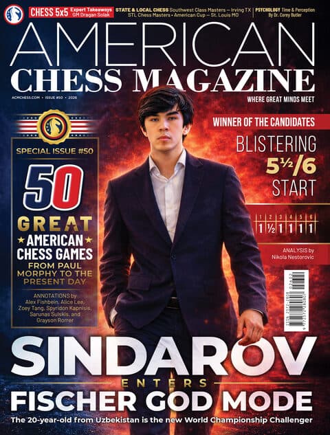 American Chess Magazine issue #50 cover