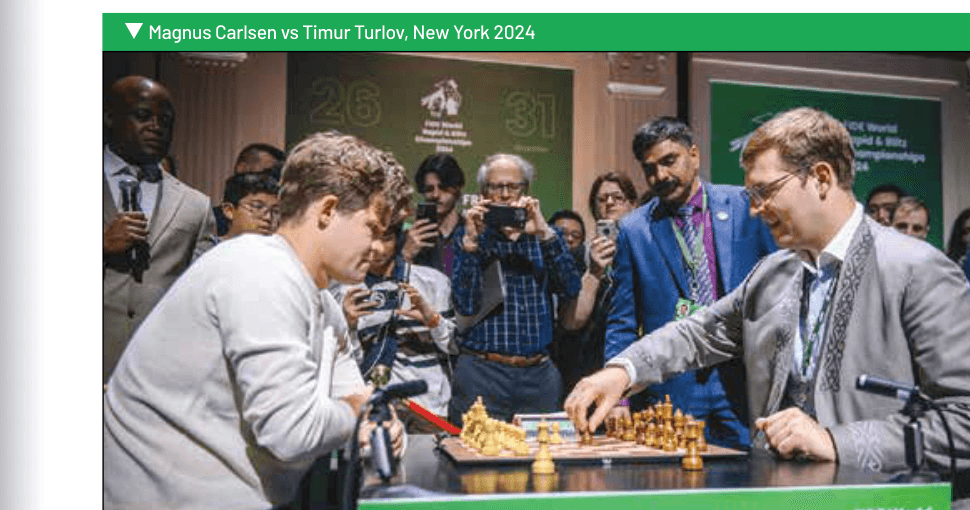Magnus Carlsen vs Timur Turlov, New York 2024