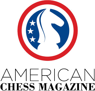 American Chess Magazine logo, vertical, full color