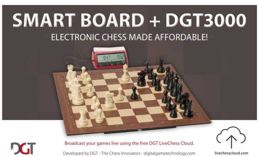DGT advertisement printed in American Chess Magazine