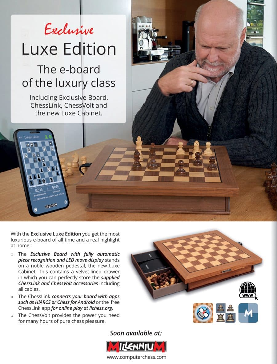 Millennium advertisement printed in American Chess Magazine