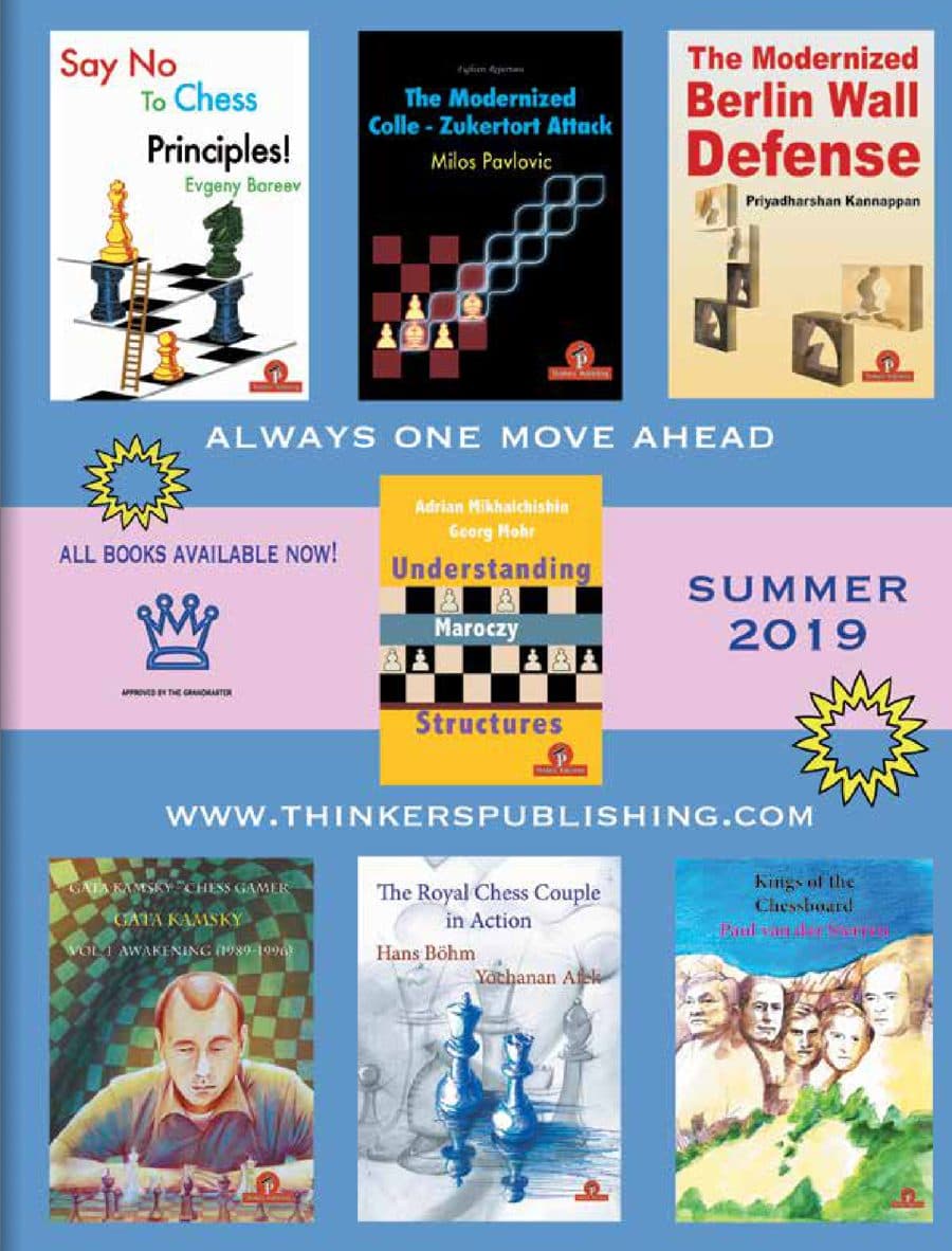 Thinkers Publishing advertisement printed in American Chess Magazine