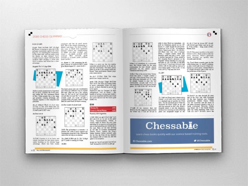 Chessable advertisement printed in American Chess Magazine