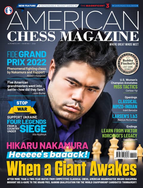American Chess Magazine issue #26 cover