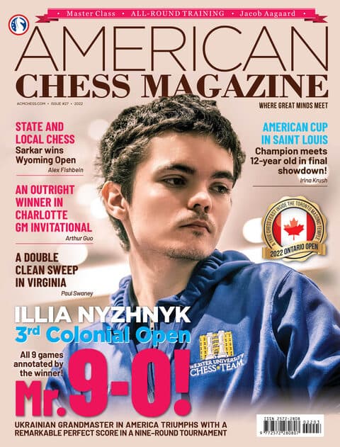 American Chess Magazine issue #27 cover