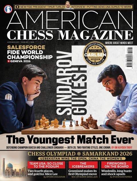American Chess Magazine issue #53 cover